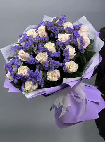 Дуобукет цветов «Аромат сирени» от интернет-магазина цветов в 
