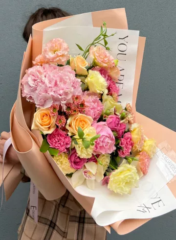 Букет цветов «Тебе хочется дарить цветы» от интернет-магазина цветов в 