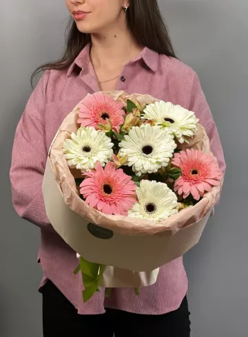 Букет цветов «Как ромашки только лучше» от интернет-магазина цветов в 