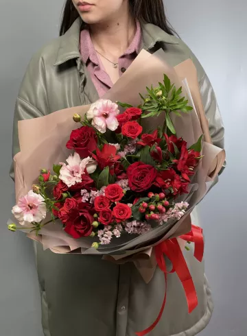 Букет цветов: «Твой танец» от интернет-магазина цветов в 