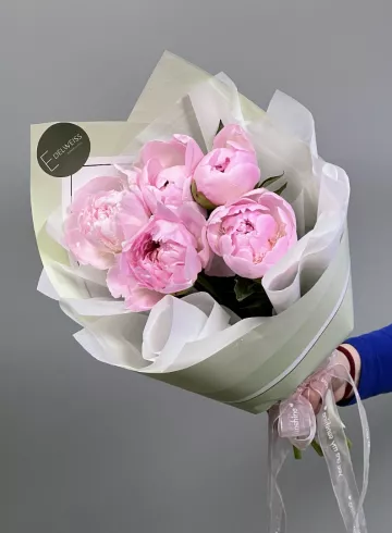 Монобукет «Пионовый» от интернет-магазина цветов в 