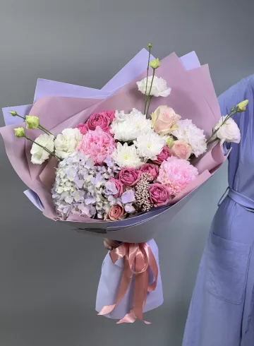 Авторский букет «Когда все сочетается» от интернет-магазина цветов в 