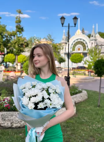 Авторский букет «Цветник» от интернет-магазина цветов в 