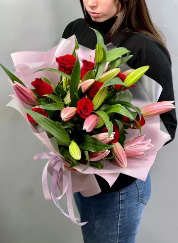 Дуобукет: «Восточная сказка» от интернет-магазина цветов в 