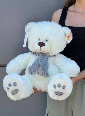 Мягкая игрушка &laquo;Медведь с шарфом&raquo; от интернет-магазина цветов в 