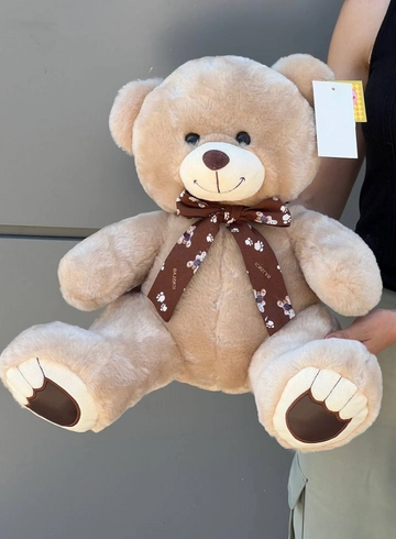 Мягкая игрушка &laquo;Медвежонок с бантом&raquo; от интернет-магазина цветов в 