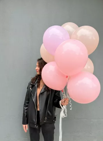 Набор из 10 гелиевых шариков «Ты окрыляешь» от интернет-магазина цветов в 