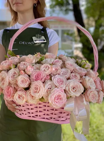 Летняя корзинка любви от интернет-магазина цветов в 