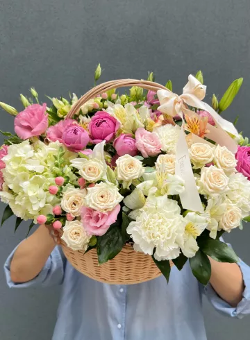 Корзина цветов «Мое признание» от интернет-магазина цветов в 