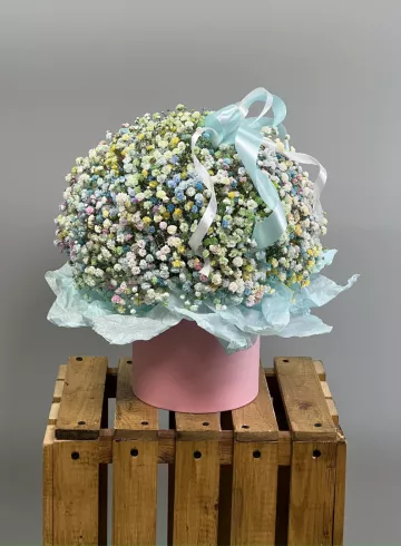 Букет в коробке «Я таких красивых не видел» от интернет-магазина цветов в 