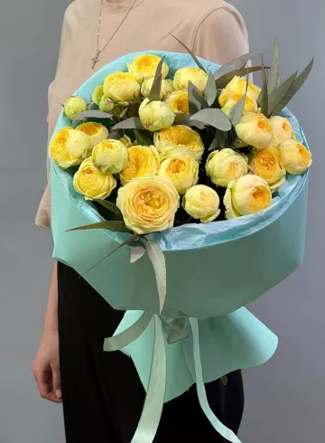 Монобукет &laquo;Солнцем поцелованные&raquo; от интернет-магазина цветов в 