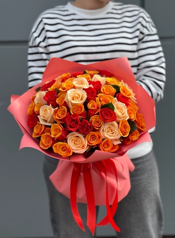 51 кенийская роза «Магия роз» от интернет-магазина цветов в 