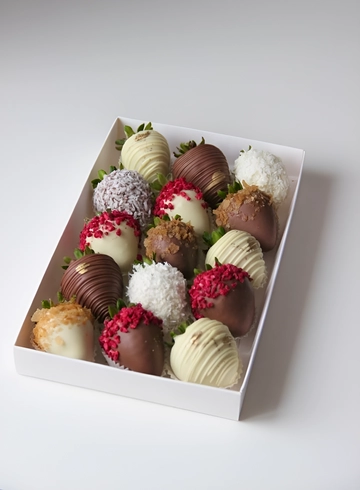 Набор клубники в шоколаде XL от интернет-магазина цветов в 