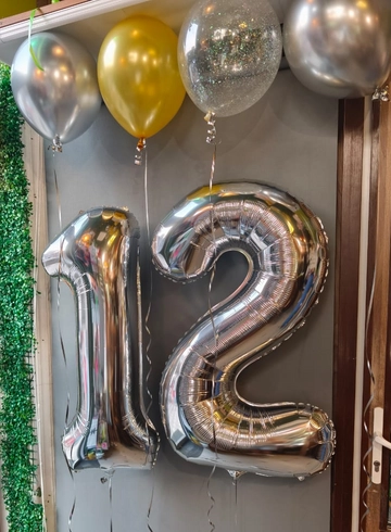 Набор шаров цифра от интернет-магазина цветов в 